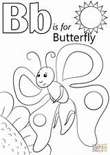 Letter Coloring Butterfly Pages Colouring Alphabet Printable Worksheet Preschool Clipart Color Sheets Number Kids Toddlers Butterflies Activities Template Words Abc sketch template