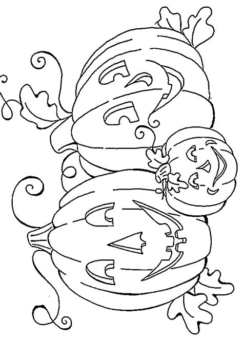 halloween pumpkin coloring pages  kids