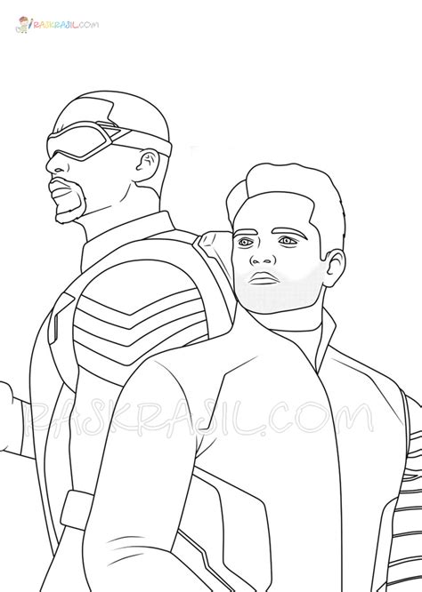 falcon avengers coloring pages woodsinfo