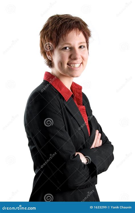 arms crossed stock image image  businesswoman portrait