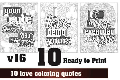 quotes coloring page  love  kdp graphic  naifas creation