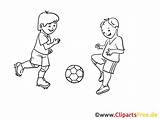 Spielen Fussball Malvorlage Competition Titel sketch template