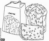 Panettone Christmas Coloring Italy Traditions Pages Other Oncoloring sketch template