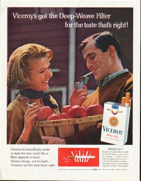 Vintage 1965 Viceroy Cigarettes Ad Ubicaciondepersonas Cdmx Gob Mx