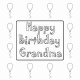 Grandmother Freecoloring 70th K5worksheets sketch template