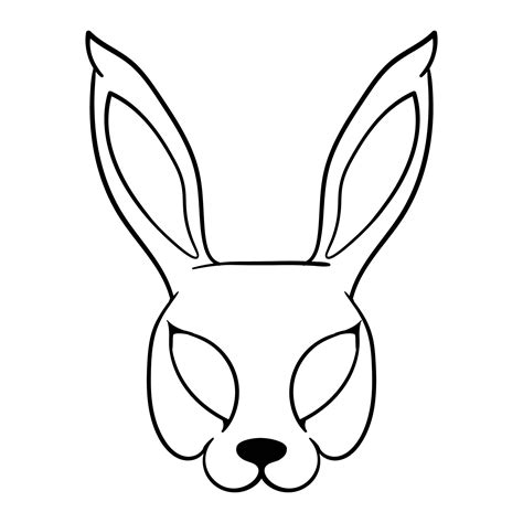 images  printable easter bunny mask parts easter bunny hat