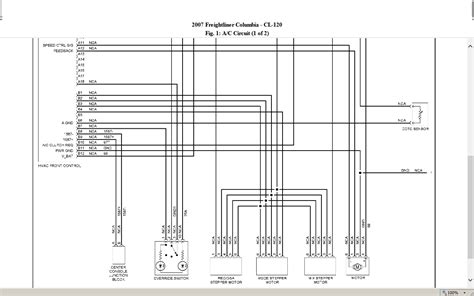 freightliner wiring schematic freightliner wiring harness stereo schematic  wiring