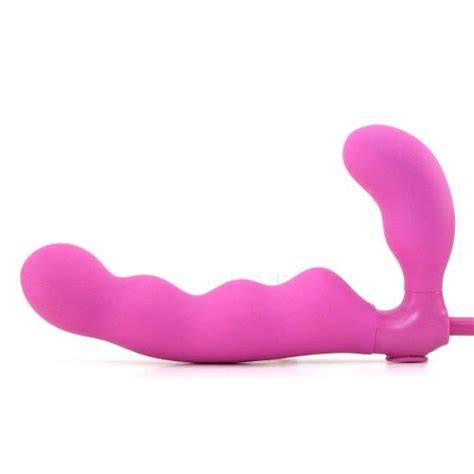 Mischief Inflatable Strapless Strap On Dildo Pink Sex Toys At Adult