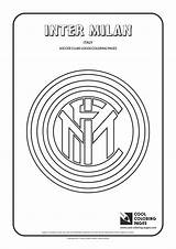 Inter Coloring Milan Logo Pages Soccer Cool Logos Clubs Team Football Club Italian Disegni Badge Ausmalen Italy Fc Ausmalbilder Herb sketch template