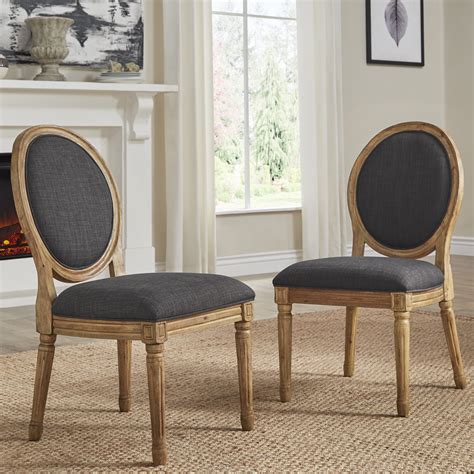upholstered dining chair pin  comfort  shop