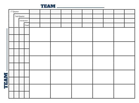football pool squares template