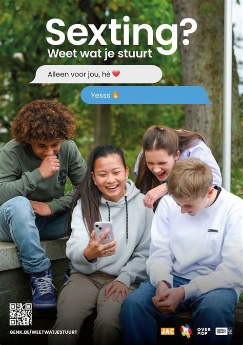 Stad Genk Sensibiliseert Over Sexting Bij Jongeren “sexting Behoort