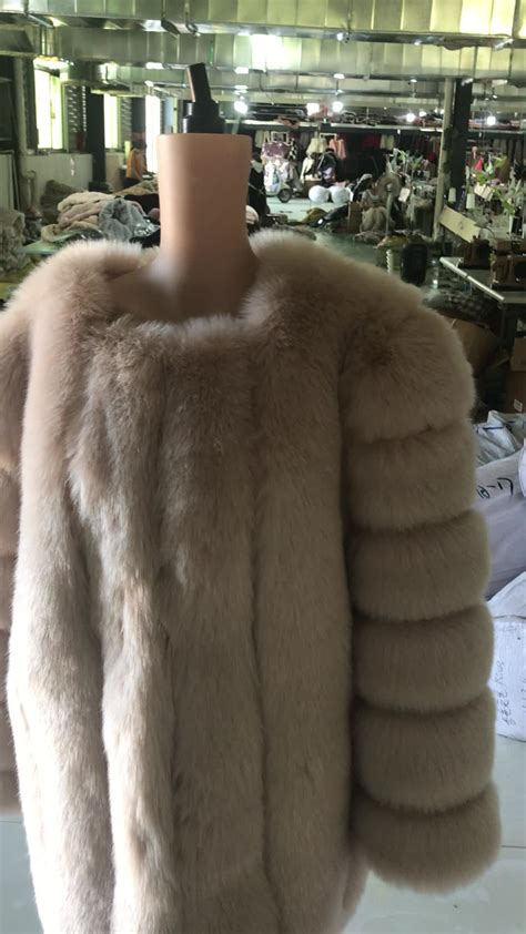 European Popular Long Style Faux Rabbit Fur Winter Warm Coat Buy Faux