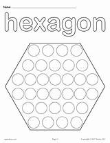 Hexagon Dot Coloring Printable Do Shapes Shape Preschool Pages Kids Practice Preschoolers Printables Getcolorings Color Drawing Pag Kindergarteners Recognition Toddlers sketch template