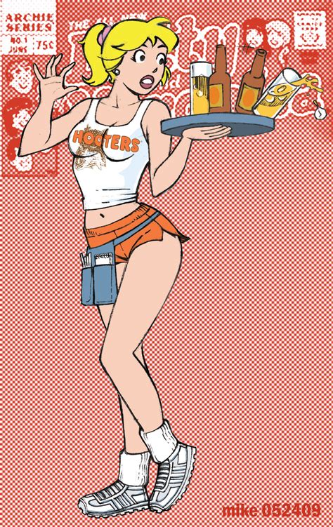 Betty Cooper Hooters Waitress Pinup Betty Cooper Porn Luscious