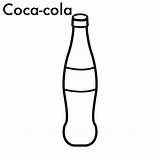 Coca Cola Botella Colorear Botellas Imagui sketch template