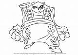 Panda Sly Cooper Draw King Drawing Step Skull Getdrawings sketch template