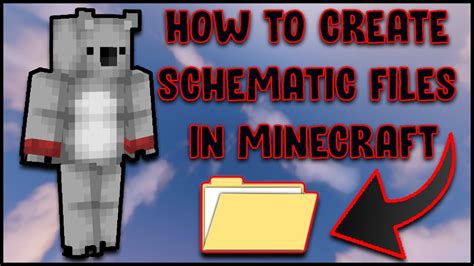 create  schematic  minecraft youtube