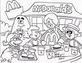 Mcdonald Coloring Mcdonalds Grimace Pages Ronald Hamburglar Seidelman Rich Storyboard Birdie sketch template