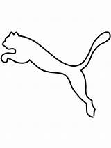 Puma Logo Colouring Pages Coloring Brand Coloringpage Ca Logos Colour Check Category sketch template