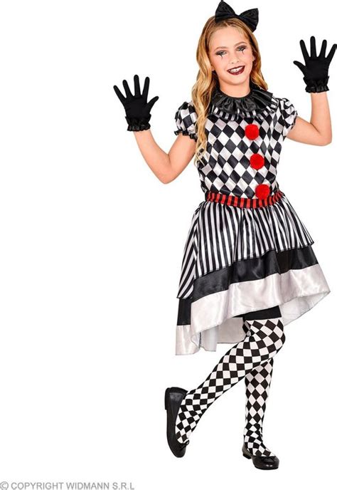 harlequin kostuum speelse harlekijn pop kind meisje maat  carnavalskleding bolcom