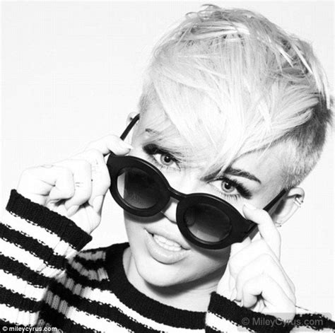 New Look New Music Miley Cyrus Models Her Platinum Punk