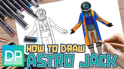 [drawpedia] how to draw astro jack from fortnite step by