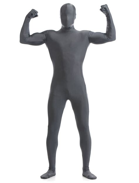 dark grey zentai suit adults morph suit full body lycra spandex bodysuit  men milanoocom