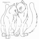 Cats Mates sketch template