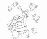 Coloring Pages Koopa Bowser Lemmy Iggy Dry Morton Colouring Dark Printable Getcolorings Getdrawings Color sketch template
