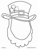 Leprechaun Patricks Hats Chapeau Supplyme Patricio Lucky Mpmschoolsupplies Preschoolers sketch template