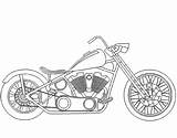 Motorcycles Chopper Motorrad Oldtimer Usable Reciclagem Chooper Senioren Madeira Glide Vorlagen Harleydavidsonbikepics Ausmalen Colorkiddo sketch template
