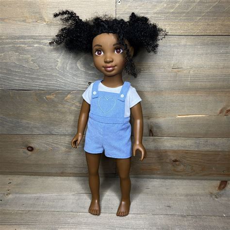 healthy roots zoe 18 black girl doll ebay