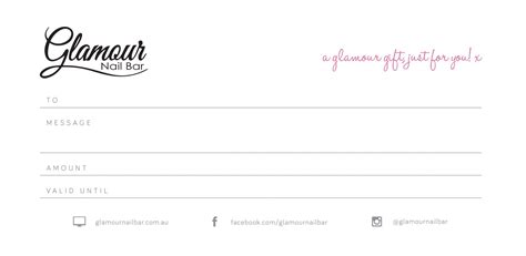 explore  image  nail gift certificate template gift certificate