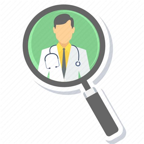 doctor find doctor health hospital medical search search doctor icon
