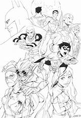 Superboy Lineart Lychi sketch template