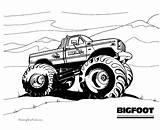 Monster Truck Coloring Pages Kids Trucks Printable Colouring Bigfoot Jam Boys Bestcoloringpagesforkids Printables Drawing Birthday Popular Read Toys Choose Board sketch template
