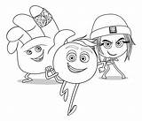 Emoji Coloring Movie Pages Coloriage Film Rire Template sketch template