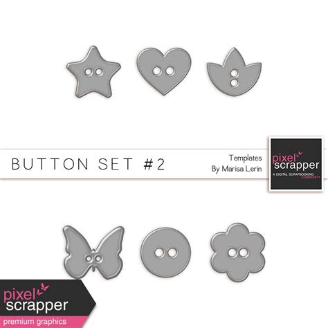 button templates kit   marisa lerin graphics kit digitalscrapbook