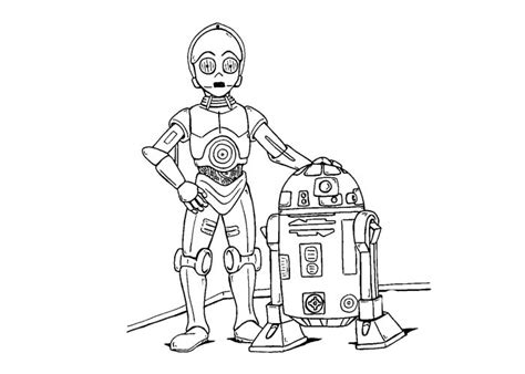 star wars robots coloring pages
