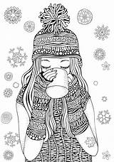 Coloring Winter Pages Printable Kids Colouring Book Adult Girl Sheets Activity 30seconds Themed Adults Puzzle Fun Hard Christmas Books Para sketch template