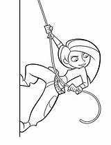 Kim Possible Coloring Pages Kids Cartoon Book Fun Animated Printable Drawing Clipart Cartoons Drawings Go Gif Library Popular Continents Info sketch template
