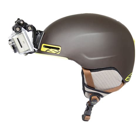 gopro helmet front mount countryside ski climb