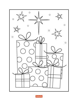 christmas colouring pictures  print         mix