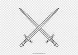 Swords Spada Armi Cavaliere Pngwing sketch template
