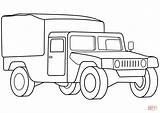 Coloring Military Vehicle Pages Medical Army Printable Truck Vehicles Drawing Categories sketch template