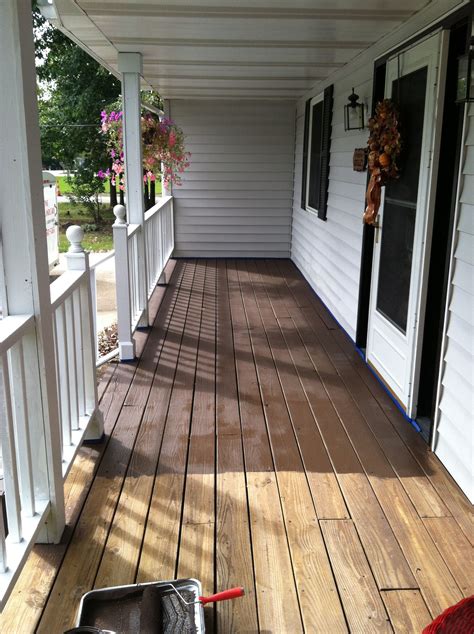 deck stain ideas  brown house