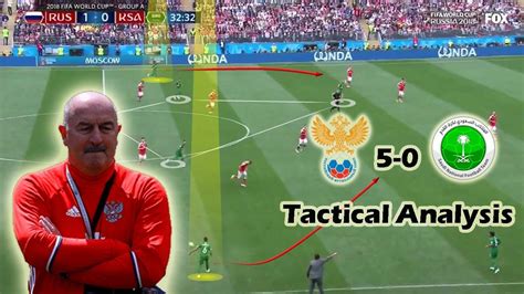 russia vs saudi arabia 5 0 tactical analysis world cup