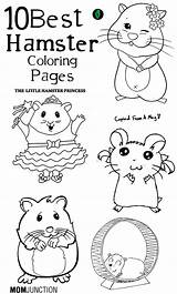 Hamster Coloring Pages Kids Hamsters Color Cute Printable Print Book Sheets Animal Baby Pet Pets Top Colouring Worksheets Hampster Toddler sketch template