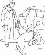Coloring Pages Dog Drugs Service Drug Detection Dogs Color Own Printable Vehicle Designlooter Detector Inspecting Line Drawing Sniffing 2700px 2239 sketch template